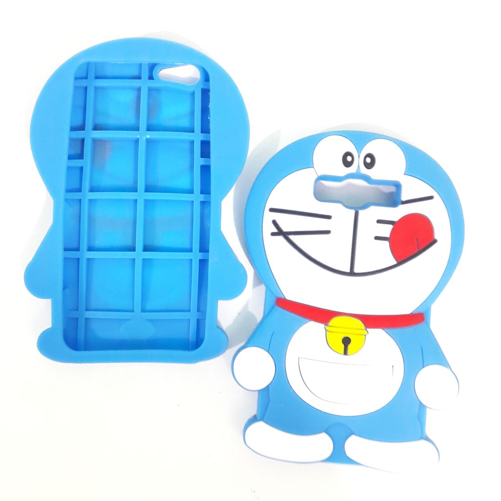 Case 3D Biru Smile For XIAOMI  REDMI 4 Prime Softcase Silicon  3D Boneka silikon tebal karakter lucu / case anak anak warna biru / pelindung hp