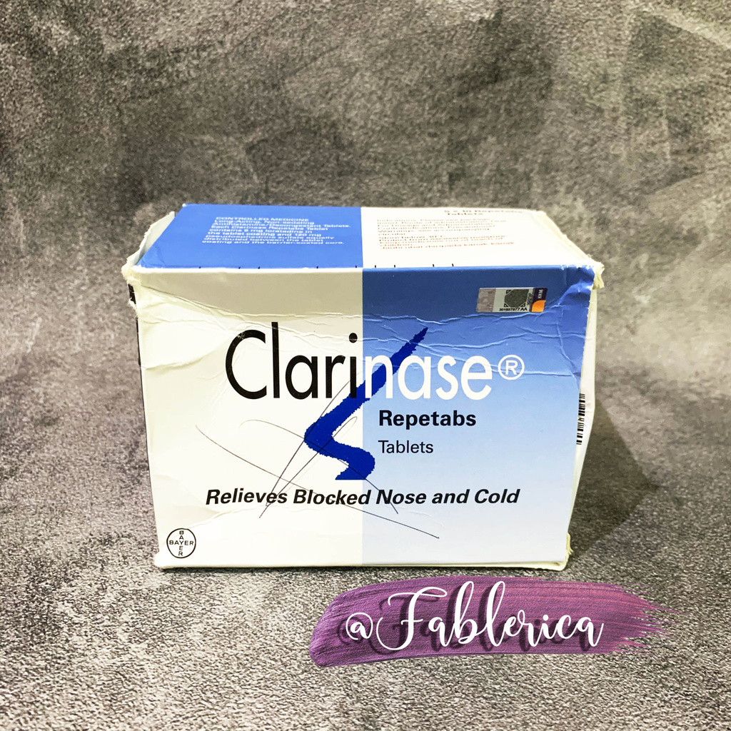 Jual Clarinase Relieves Blocked Nose And Cold Indonesia Shopee Indonesia
