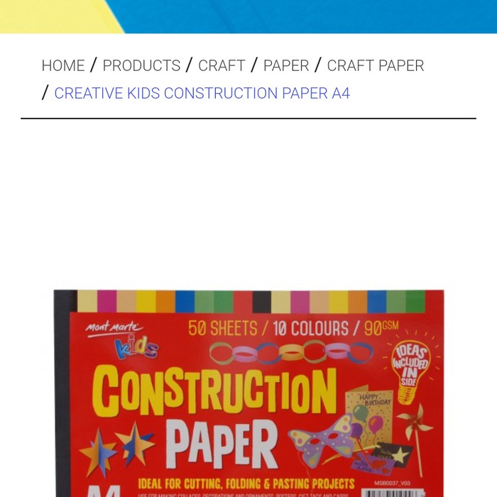 

Papan Tulis Gambar - Lyra Sketch Book - Kiky Sketch Book Mont Marte Construction Paper A4 Pad Produk