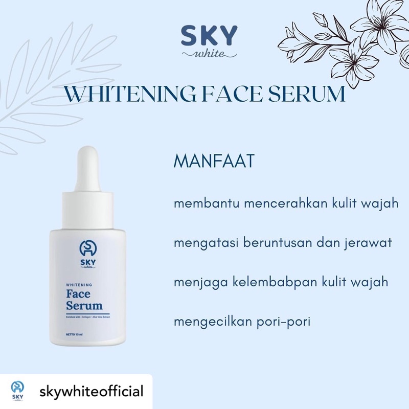 (BPOM) FACE TONER SKY WHITE ORIGINAL