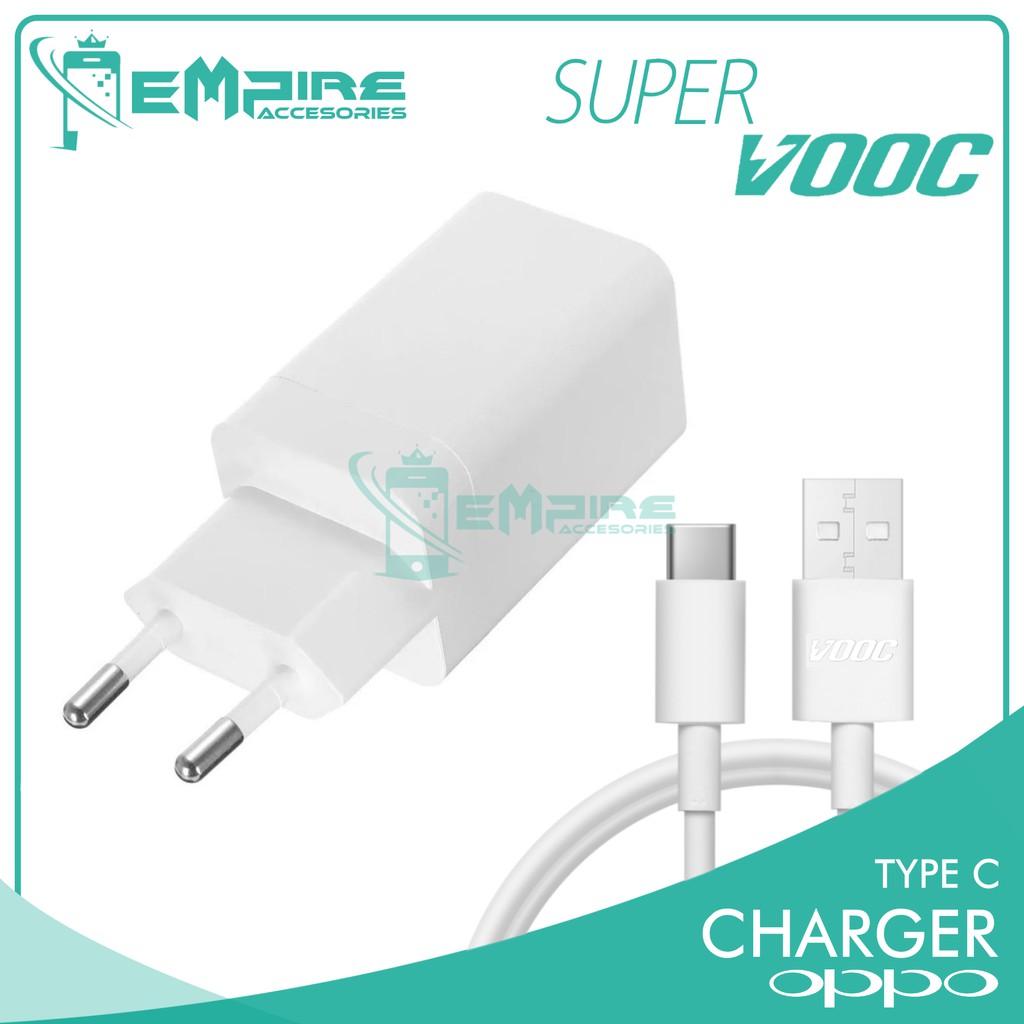 Charger OPPO VOOC Type C Find X Charger Oppo Reno USB C