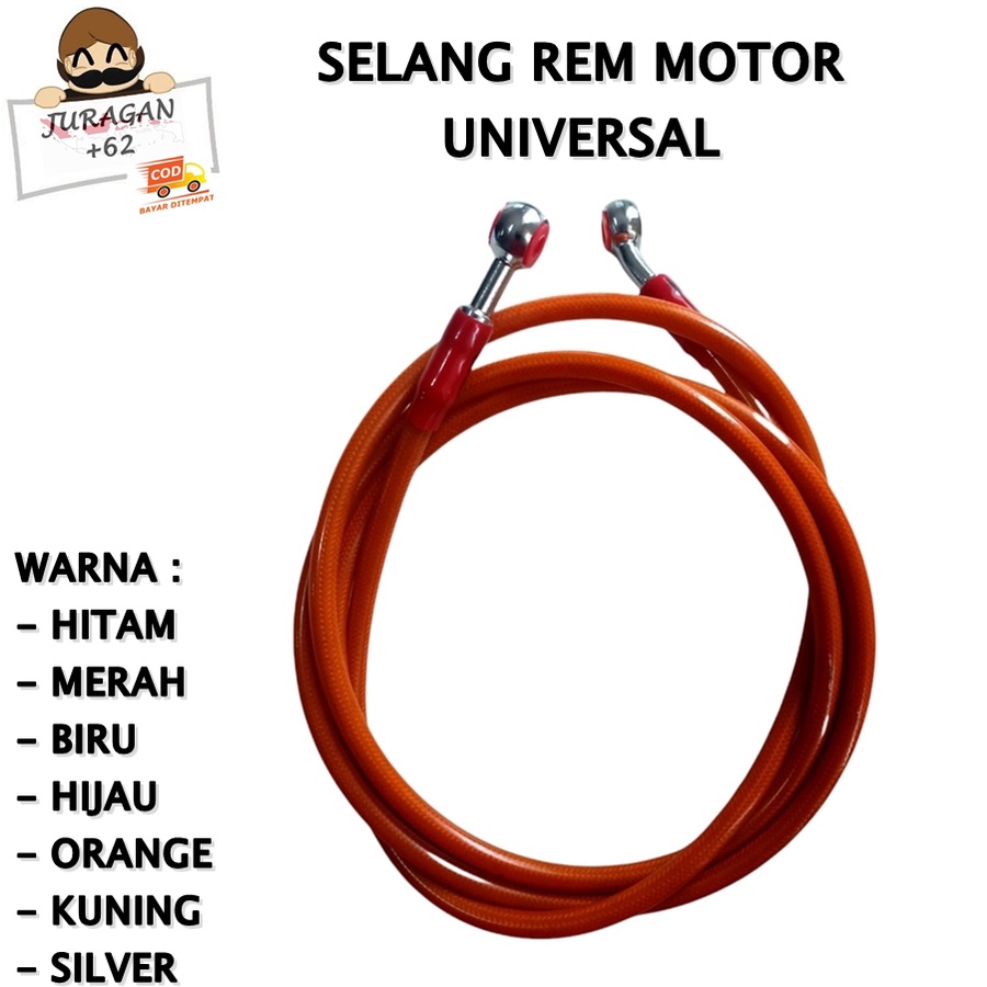 Selang Rem Brake Hose Motor Racing Universal 100cm,130cm,200cm 1m,1,3m,2m