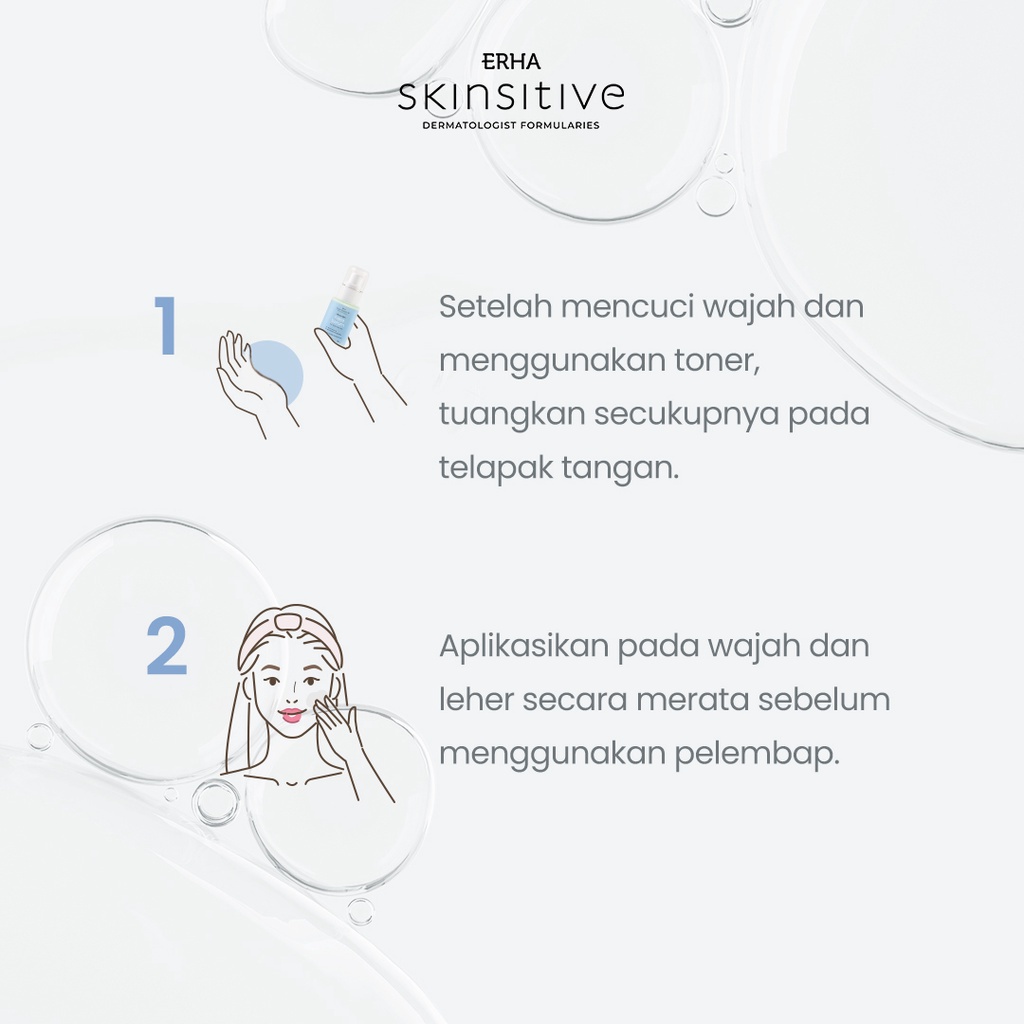 ERHA Skinsitive DF Ultracalm Face Serum 30g - Serum Kulit Sensitif