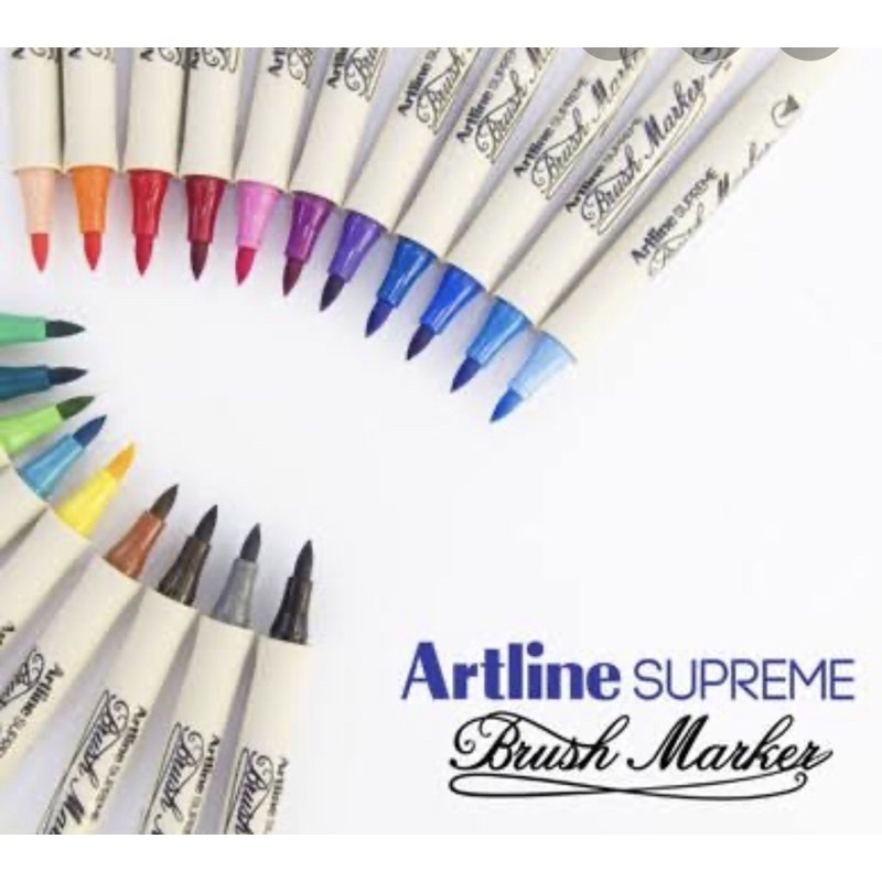 

artline supreme brush marker satuan