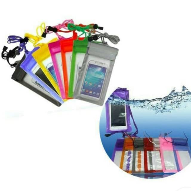 WATERPROOF CASE WATERPROFF ANTI AIR SARUNG HP ANTI AIR UKURAN BESAR XL PELINDUNG HP DARI AIR