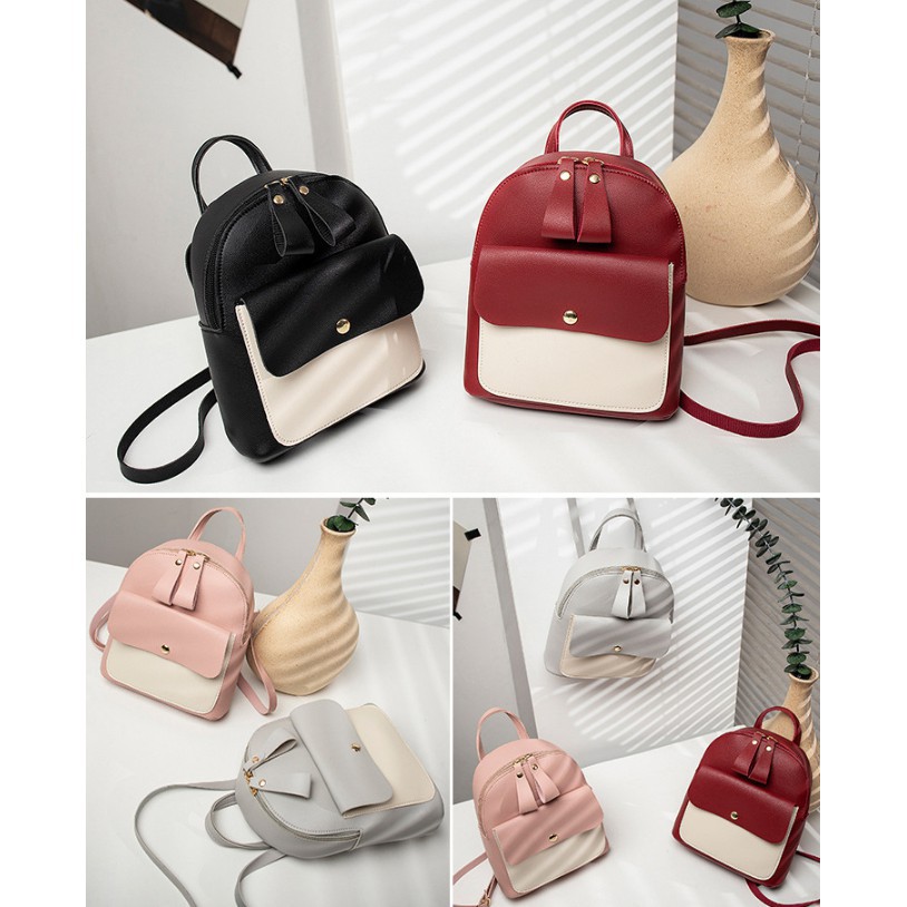 DEJI - TasRansel Cewek Import / Tas Punggung / Backpack Fashion / Tas Wanita