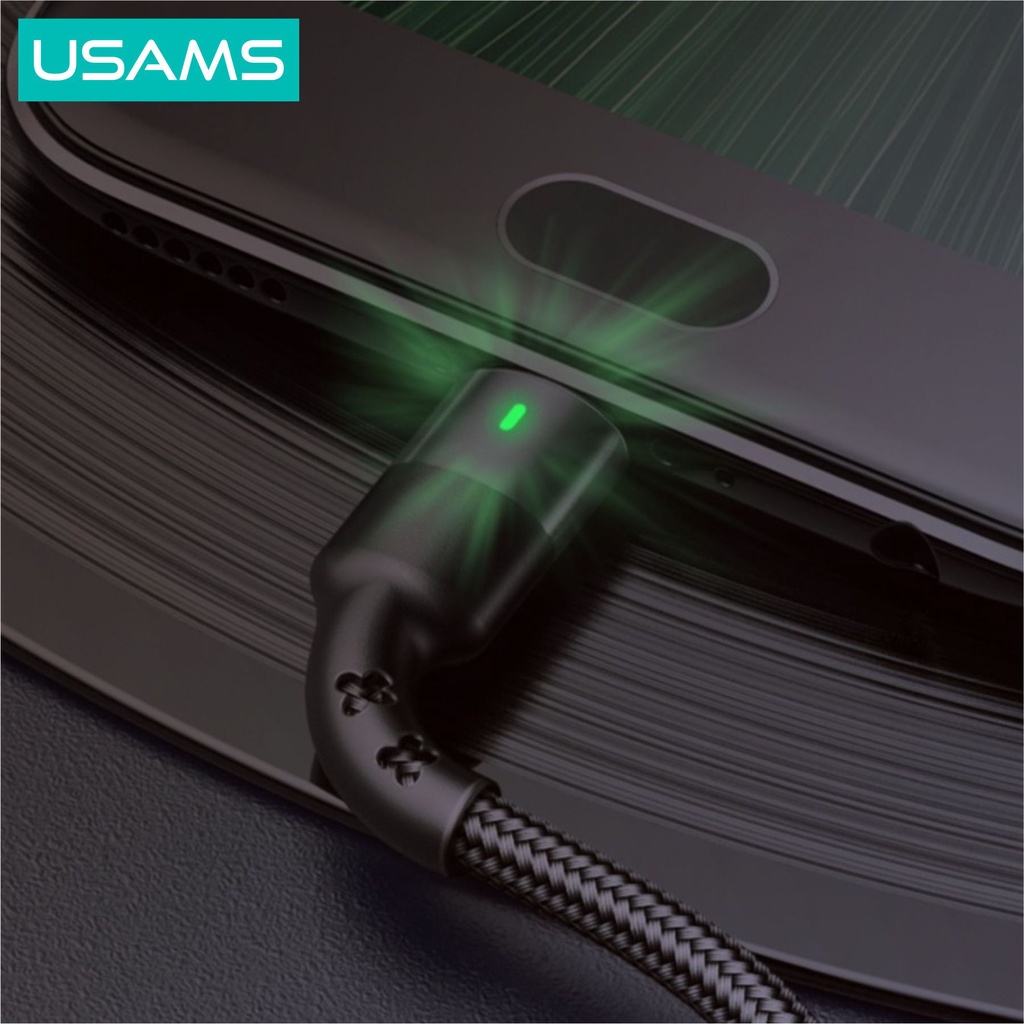 USAMS U26 KABEL DATA MICRO FAST CHARGE 2A &amp; LED INDIKATOR