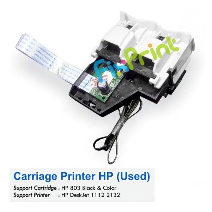 Carriage HP 803 Black Color Home Cartridge Printer Deskjet 1112 2132 FPJNew1994