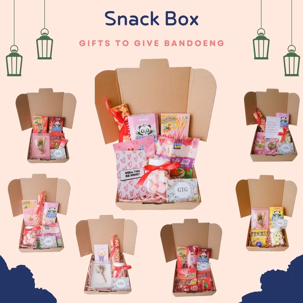 

Hampers Snack Box / Pink Snack Box / Gift / Kado Cemilan warna Pink / Kado Cemilan warna Merah / Kado Cemilan warna kuning / Pink Box / Red Box / Yellow Box / Hampers Makanan Ringan / Hampers Snack / Kotak Cemilan / Snack Gift Box / Kado Ulang Tahun