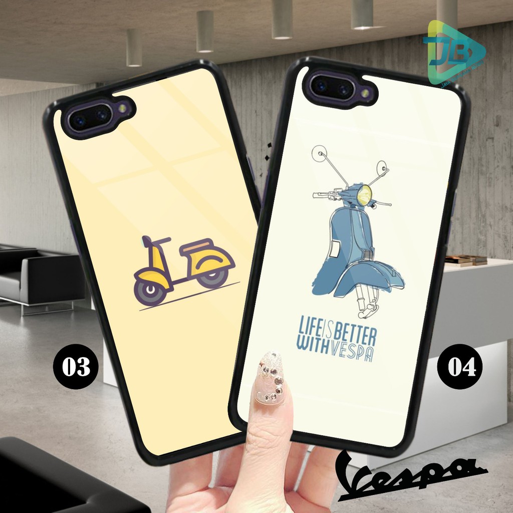 Hardcase 2D glossy VESPA OPPO A83 2020 A71 A91 RENO 3 F15 Z 2 2F 2Z 3 F15 4 K3 K5 PRO JB2602