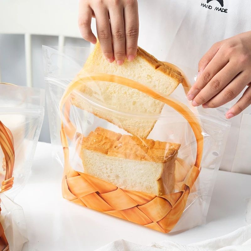Ziplock Plastik Bungkus  Roti  Tawar Cookies Bread Shopee 
