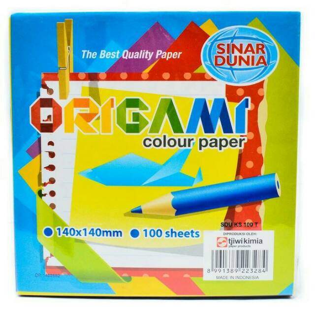 

origami 12x 12 berwarna