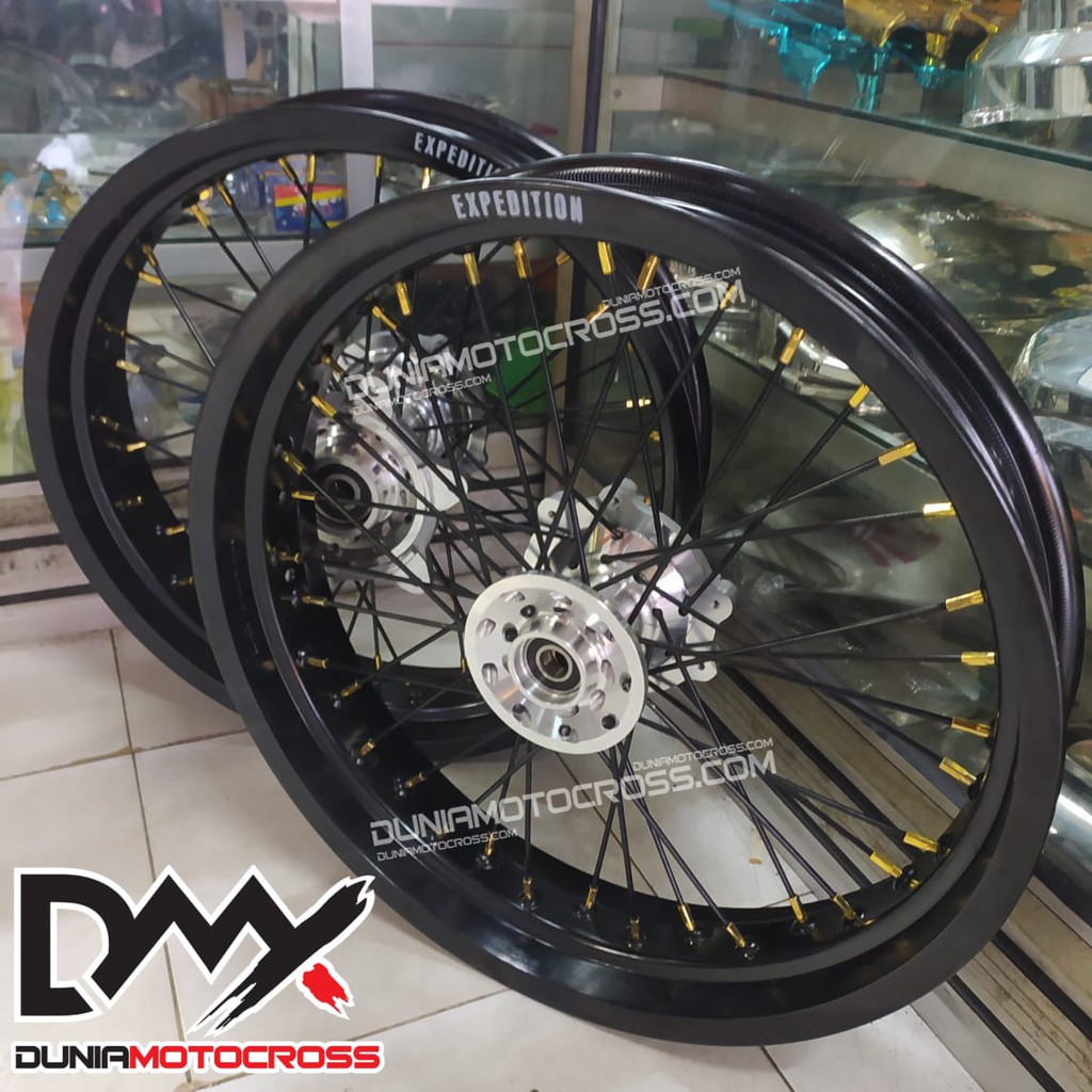 Velg Supermoto Velk Sumo CRF 150 L 350 ring 17 dan 300 ring 17 Expedition