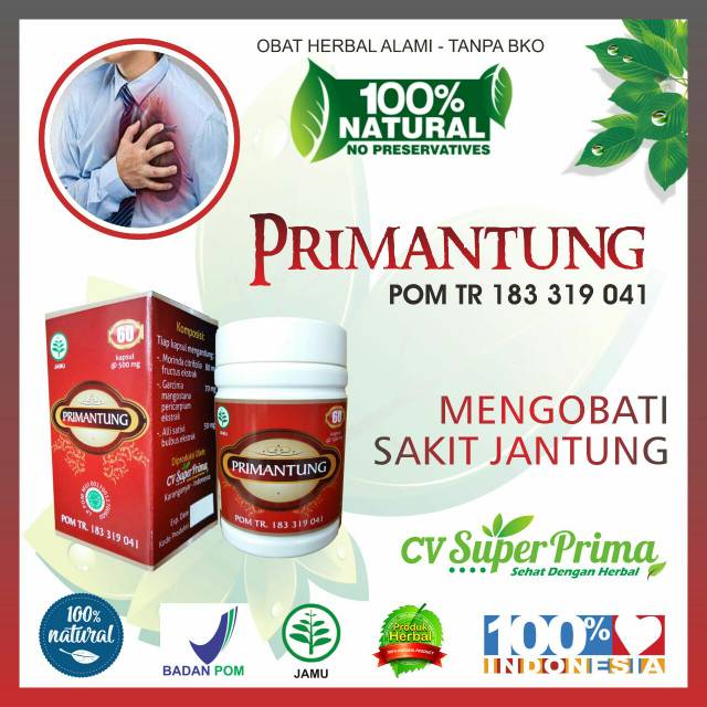 HERBAL PRIMANTUNG ATASI JANTUNG LEMAH .SAKIT JANTUNG