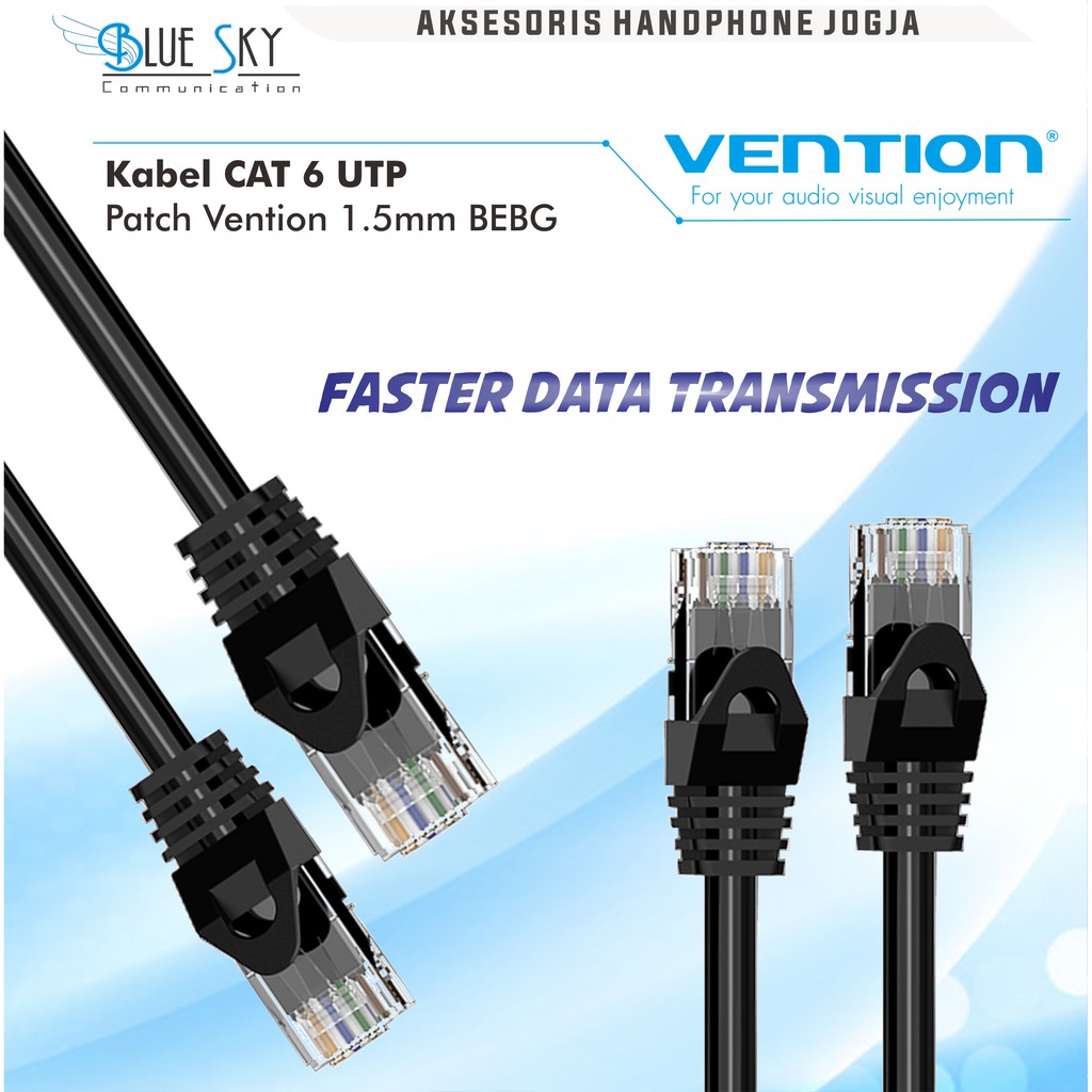 KABEL CAT.6 UTP PATCH VENTION 1.5M IBEBG