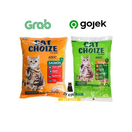 Cat choize salmon  Adult 800 gram Fresh Pack dry food Murah