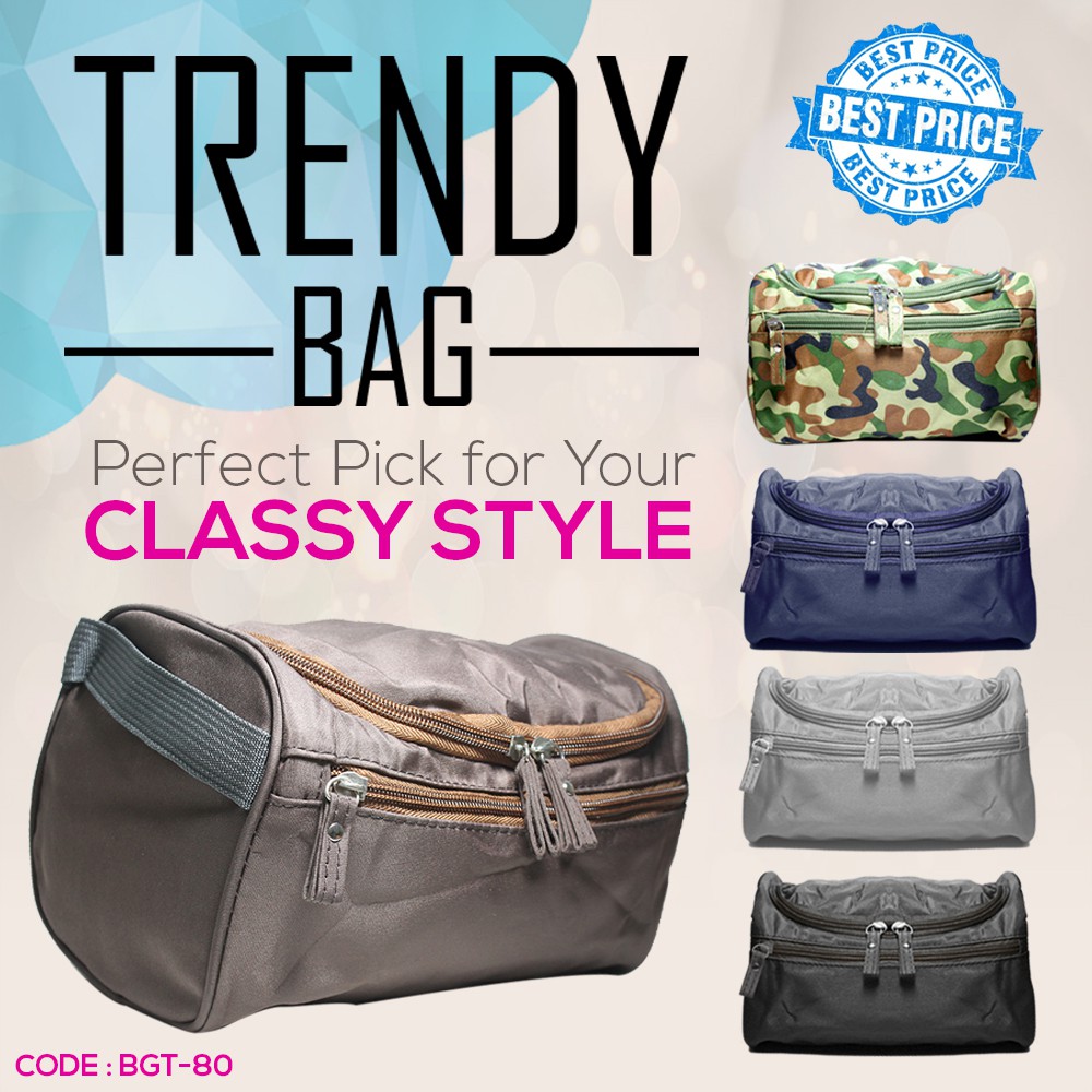 Tas Serbaguna Multifungsi Penyimpanan Olahraga Outdoor Travel Organizer Trendy Bag Pouch Lipat BGT 80