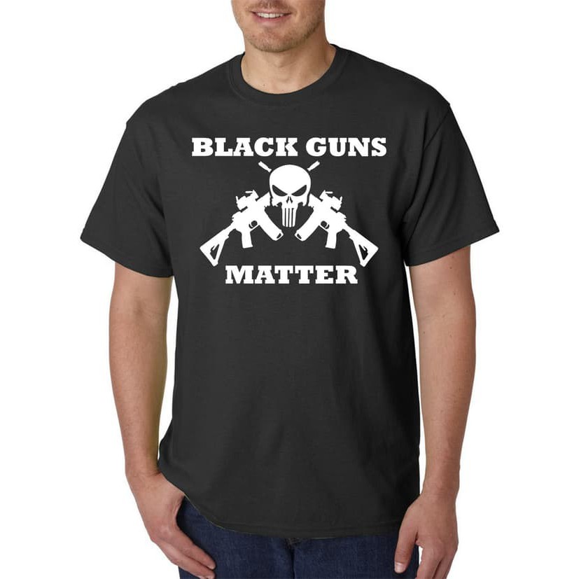 Tshirt / Kaos / Baju AK47 Black Guns Matter - Hitam