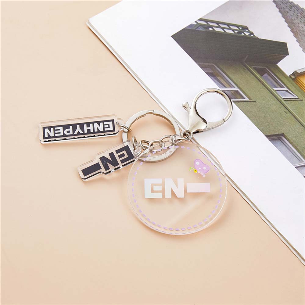 LANFY Cute Key Ring Enhypen Keyring Accessories Key Chain Txt Aespa Creative Pendant KPOP Star (G) I-DLE Fans Collection Gifts