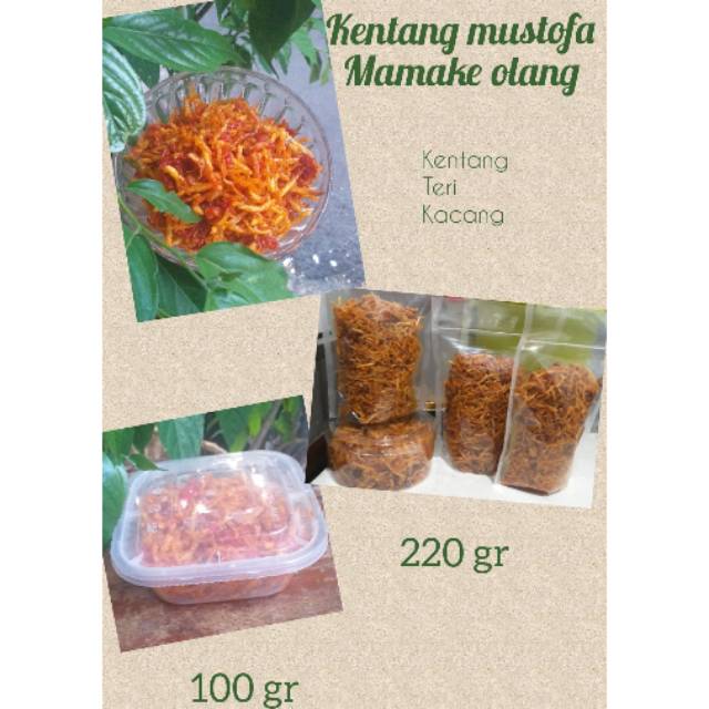 

Kentang mustofa / kering kentang mustofa mantul