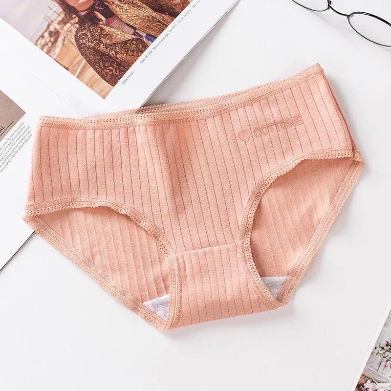 Celana Dalam Brief Seamless Bahan Katun Nyaman Untuk Wanita / Underwear Katun Untuk Wanita-M-31 dark pink