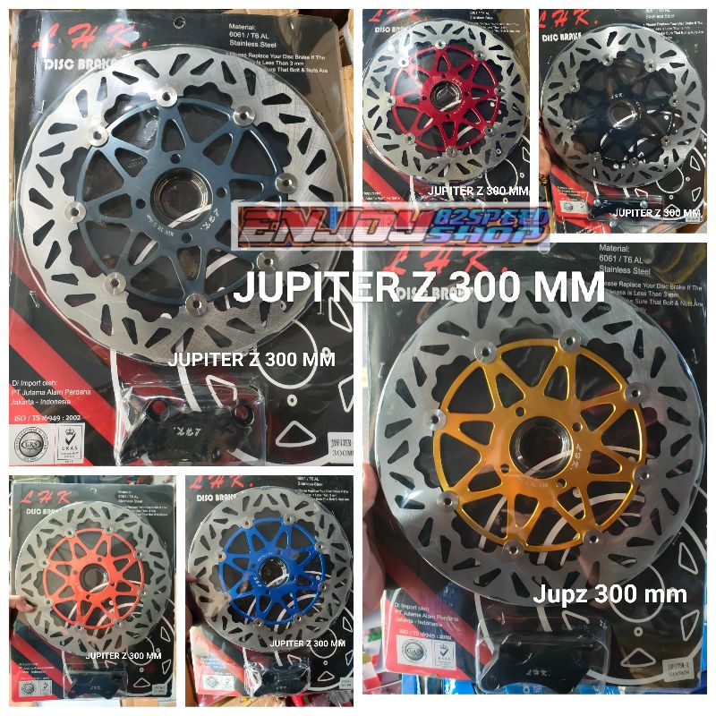 Disc brake Piringan cakram depan floating breket jupiter z old fizr ukuran 300mm copy psm ktc rcb