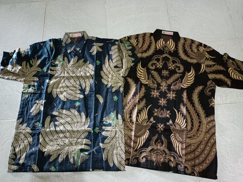 Kemeja Batik Prabu Bahan Katun Baturaden Reguler Fit B369