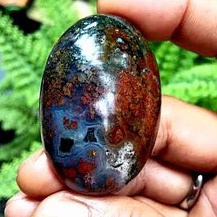 batu akik pancawarna Garut natural original(0077)