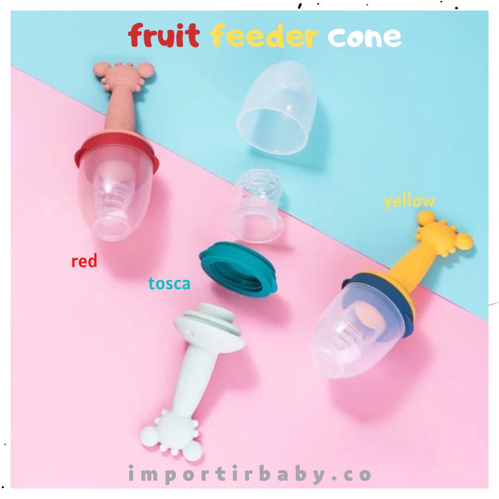 Empeng buah fruit feeder cone stick genggam - dot buah gagang
