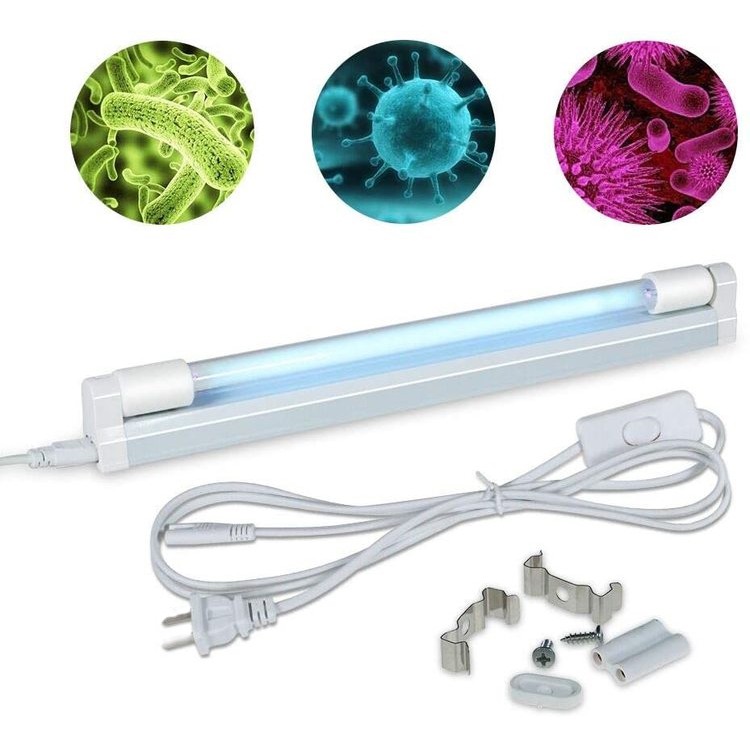 COD-Lampu UV Sterilizer 8W/10W/15W/20W + OZON Germicidal T5/T6/T8 Lampu UV PEMBUNUH KUMAN OZON SET