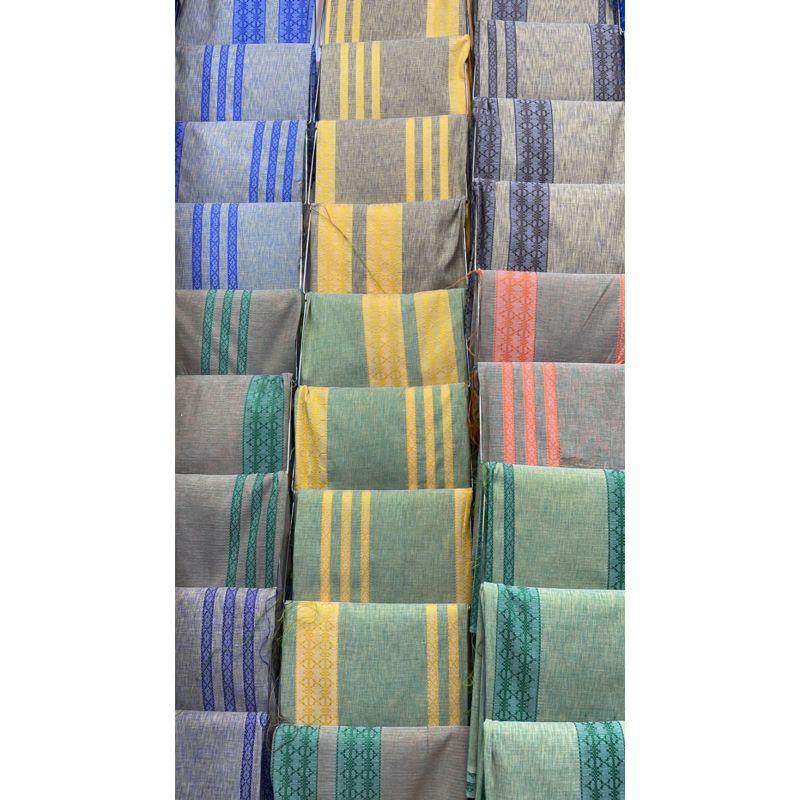 Kain batik solo lurik serat nanas polosan