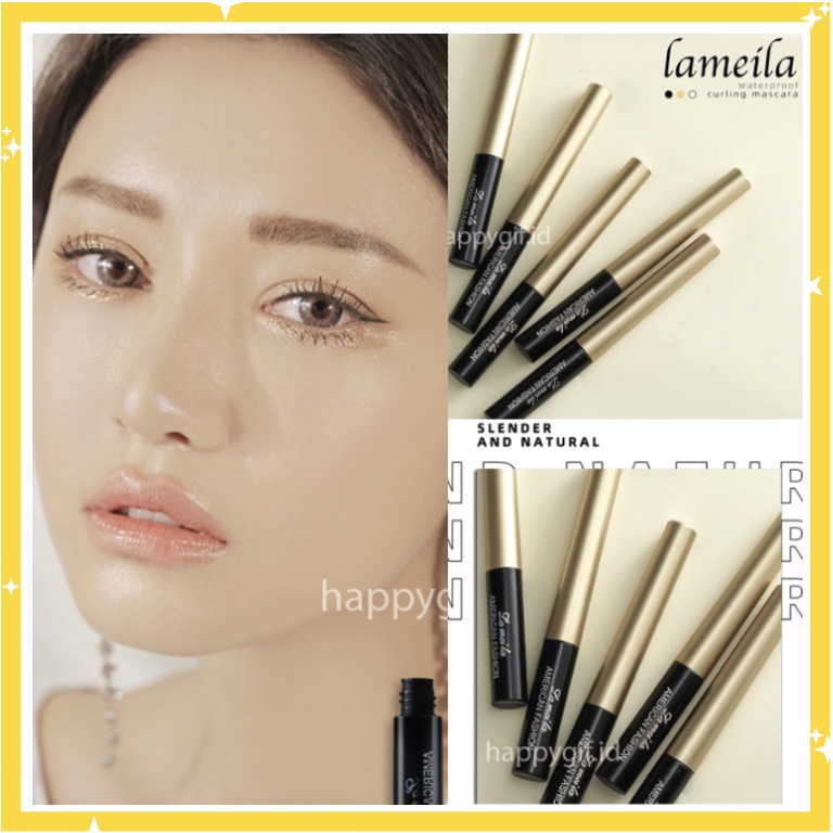 LAMEILA Maskara Black Gold 360 Waterproof Lentik Natural LA134 751