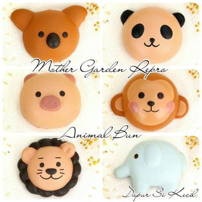 Mother Garden Repro Animal Bun Squishy