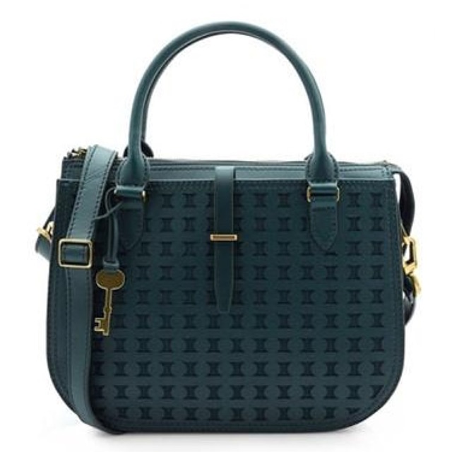 Tas FOSSIL Medium Ryder Satchel Indian Teel New Original