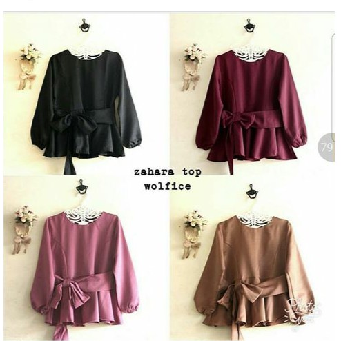 TERMURAH !!! zahara top wolfice