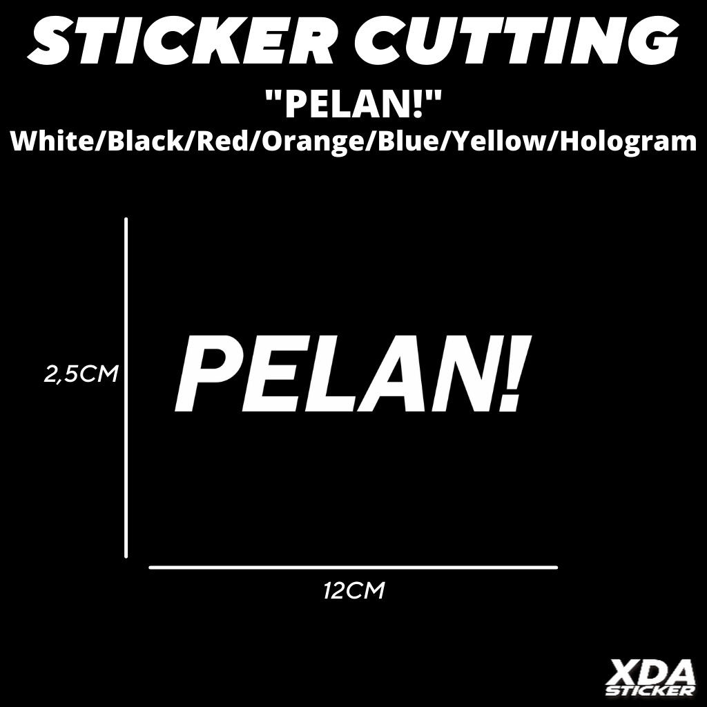 

STIKER/STICKER CUTTING PELAN!