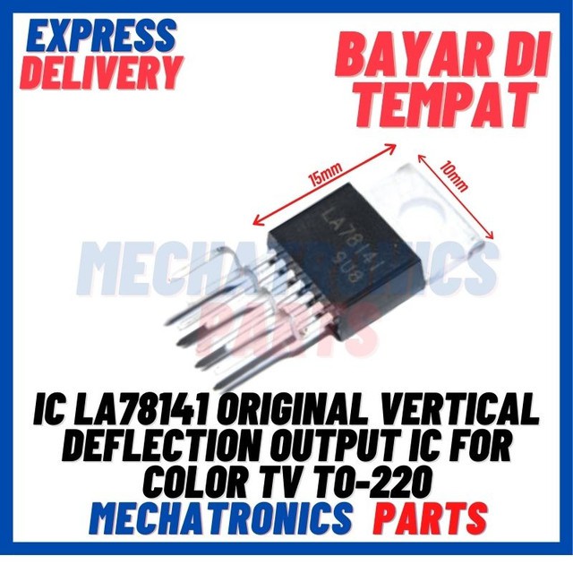 [SMC-9133] IC LA78141 ORIGINAL VERTICAL DEFLECTION OUTPUT IC FOR COLOR TV TO-220