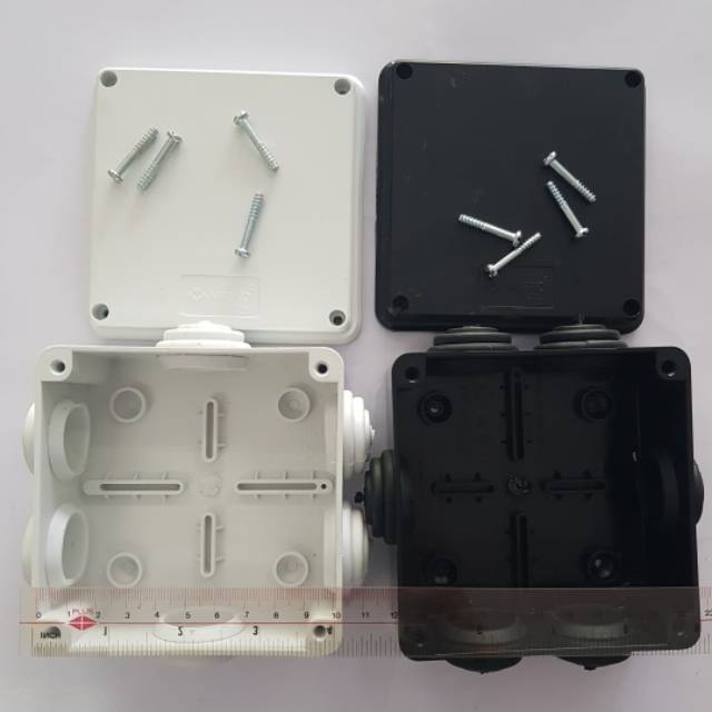 DURADUS JUNCTION BOX OUTDOOR UNTUK CCTV LISTRIK 10X10X57 MM TEBAL