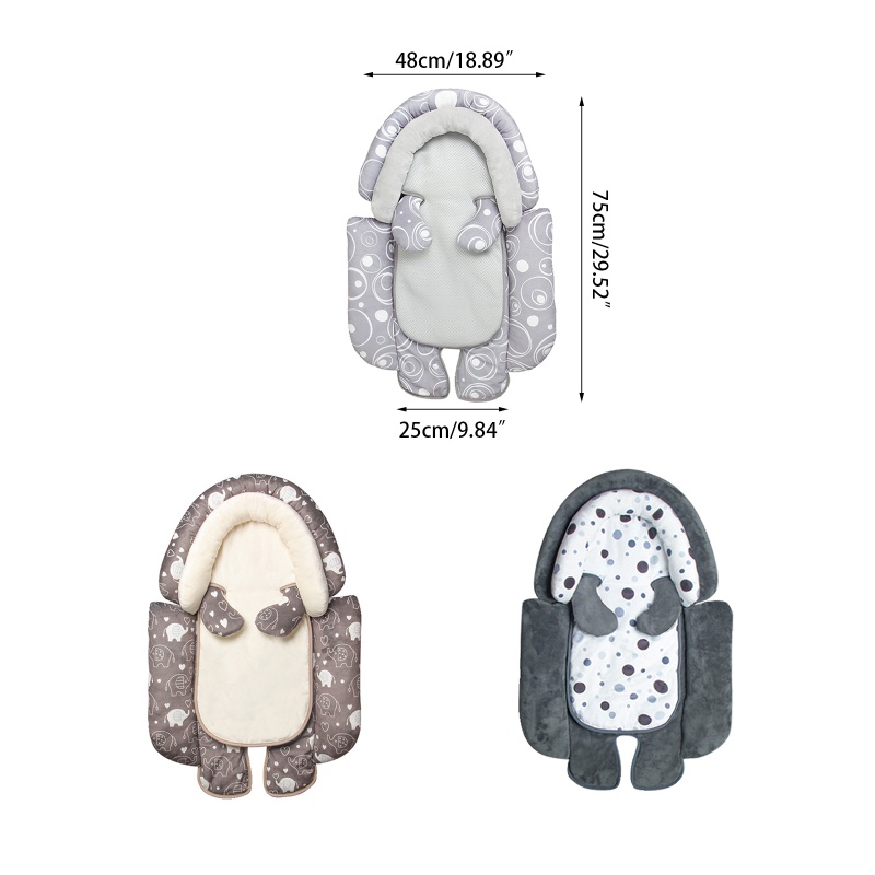 Mary 2 in 1 Bantal Alas Stroller Bayi Bisa Dilepas