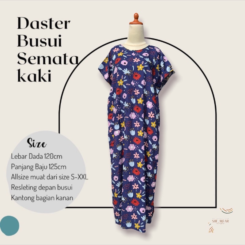 DASTER BUSUI SEMATAKAKI|DASTER ADEM|DASTER SEMATA KAKI | DASTER RAYON | DASTER PANJANG| DASTER MURAH-240