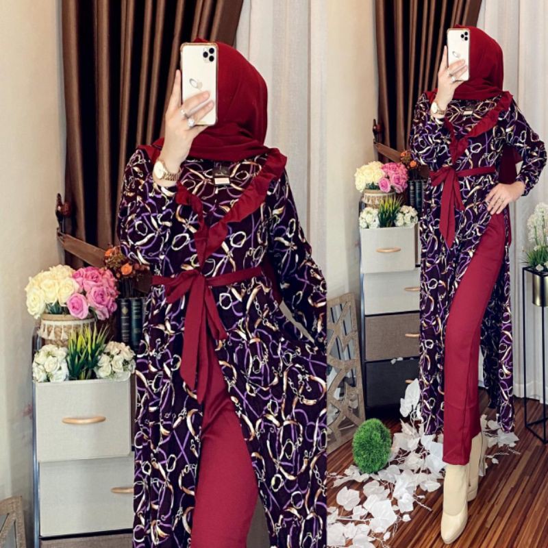 one set tunik long