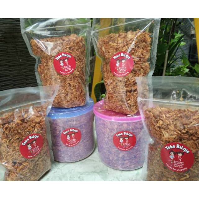 

Bawang Goreng Brebes, crunchy bgd..home made, 100% Bawang Merah, no campur yg lainn momss