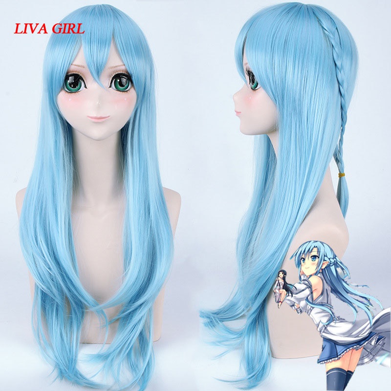 PREORDER Sword Art Online Cosplay Wig Yuuki Asuna Costume Play Wigs Halloween party Anime Game Hair 