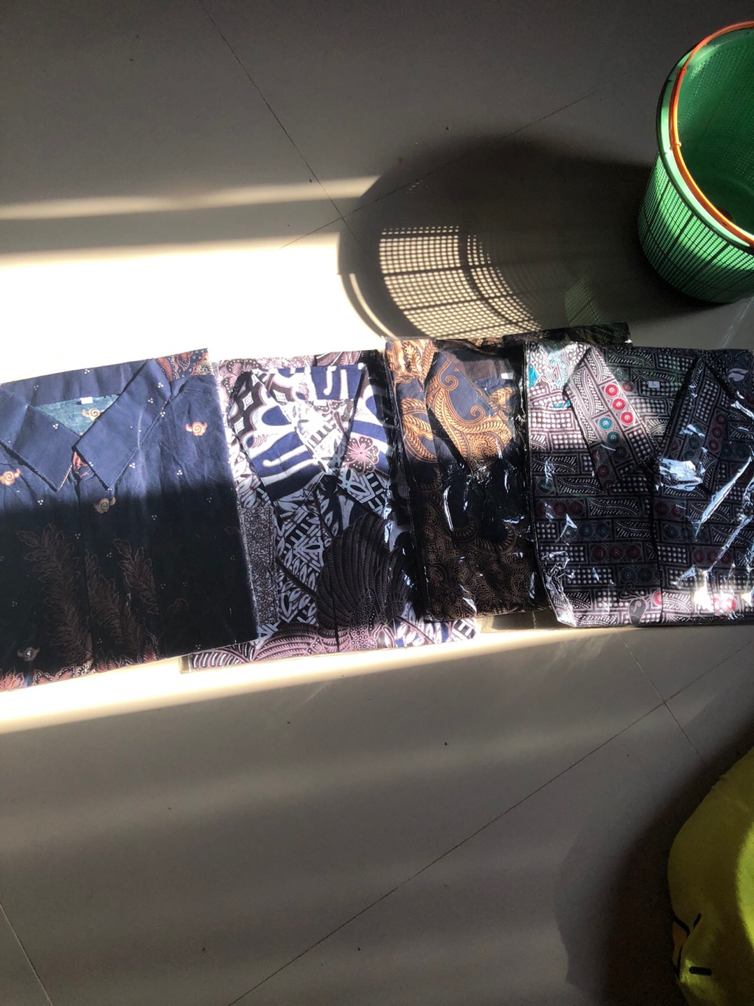 Kemeja Batik Pria Lengan Panjang Size M L Xl Xxl Bswart Batik Hrb026 Kenongo Hem Panjang Padi