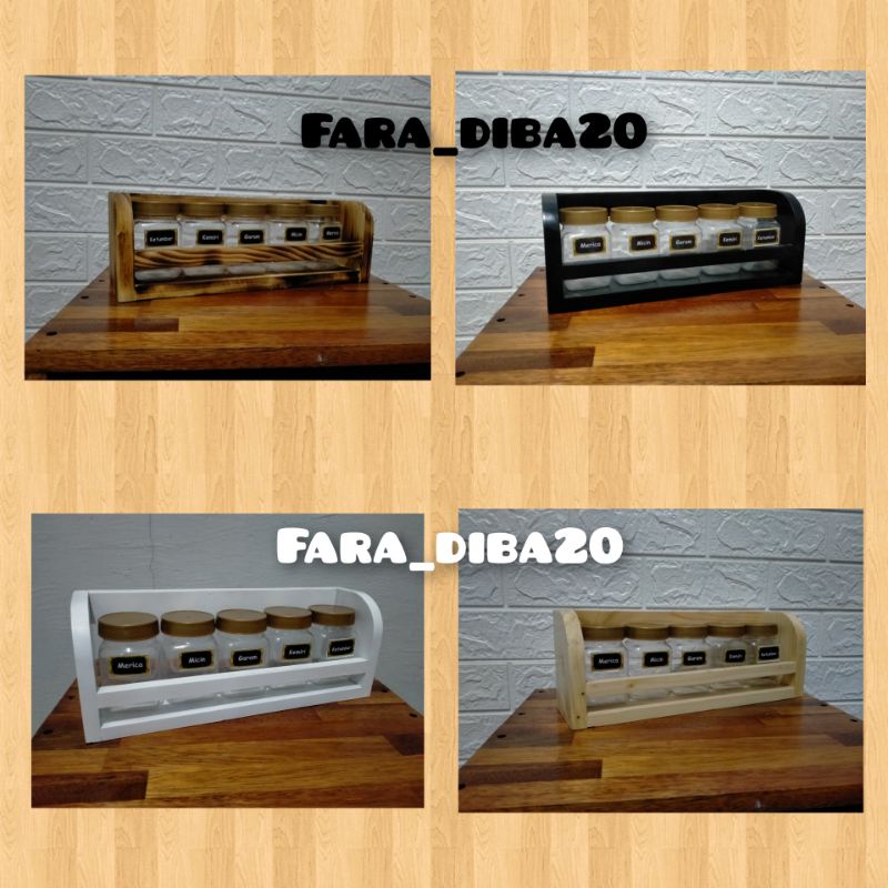 rak bumbu estetik/tempat bumbu