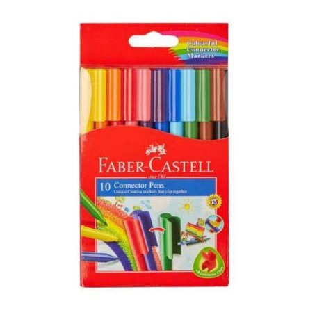 [ATK] - Faber Castell Connector Pen 10 Warna