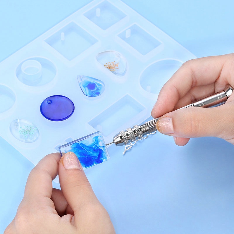 Vise bor tangan untuk Epoxy Resin Jewelry Making DIY