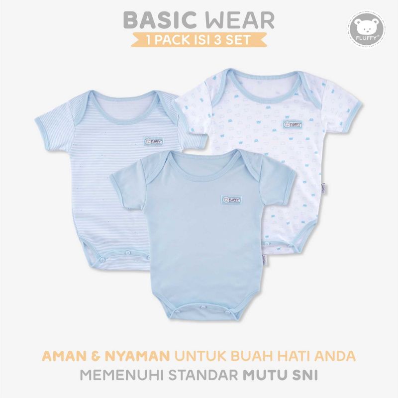 Fluffy JUMPER SEGITIGA / Kodok Pendek Bayi (1 buah)