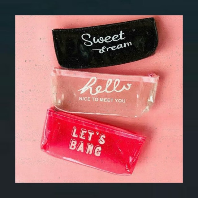 

WAREHOUSE SALE GLITERRY PENCIL CASE