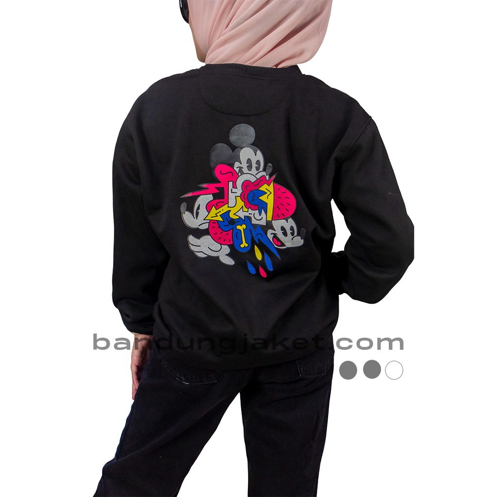 Mickey Tren Sweatshirt  Holyrider HITAM